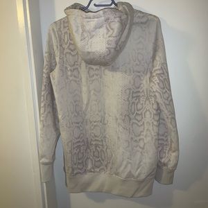 Volcom White Animal Print Hoodie